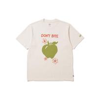 Levis Green Apple Letter Print Round Neck T-Shirt Unisex T-Shirts White 873730042 L