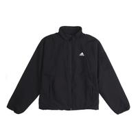 Adidas BTS Lined Jacket Outdoor Sports Stand Collar Warm Long Sleeve Cotton Coat Men Jackets Black DZ1439 XXL