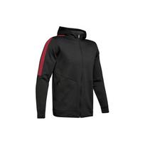 Under Armour Fitted Sports Training Zip-Up Hoodie Jacket Men jackets Black 1348407-001 XXL