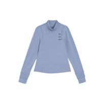 Nike Dri-Fit Adv Running Division Solid High Neck Long Sleeve Running T-Shirt Women Tops Slate-Gray FB7808-493 L