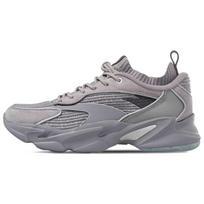 Anta Kiks X  LA Runner Durable Breathable Low Top Running Shoes Men Sneakers Gray 112018883S-1 40
