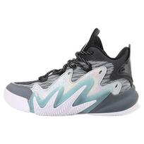 Anta Kids Crazy Tide 2 Mid Basketball Shoes Kids Sneakers Gray Blue 312031109-4 40