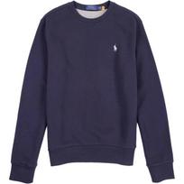 Polo Ralph Lauren FW24 Pony Embroidered Crew Neck Long Sleeve Sweatshirt Men sweatshirt Blue 710634932-009 XS