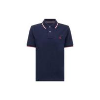 Polo Ralph Lauren Kids SS22 Logo Embroidered Short Sleeve Polo Shirt Kids tops Blue 323861025-005 M