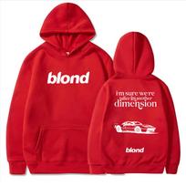 Frank Ocean Blond Album Hoodie Frank Ocean White Ferrari Music Women Men Harajuku Long Sleeve Sweatshirts S