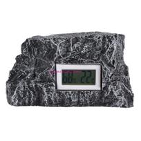 Circular Reptiles Tanks Temperature Humidities Monitors Decorative Resins Rock HX6C