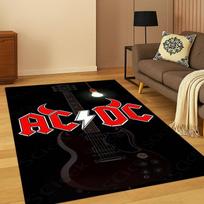 3D ACDC Rock Band Catoon Carpet Rug for Bedroom Living Room Sofa Playroom Doormat Home Decor,Kid Game Area Rug Non-slip Gift 40x60cm