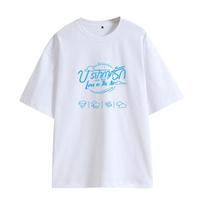 2023 New Thai Drama Love In The Air Fort Peat Boss Noeul Bossnoeul FortPeat Costume Casual Loose Student short-sleeved t-shirt G S