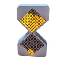 Cyber Style LED Electronic Hourglass with Gravity Sensing 1-30 Min Timer DIY Digital Sand Clock Technology Sense Decompress