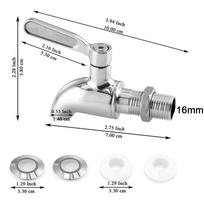 304 Nerūdijančio Plieno Maišytuvas Vandens Čiaupas Maišytuvas Alui, Sultims, Gėrimams, Vyno Statinei Dozatorius Čiaupas 16mm 12mm