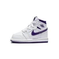 Air Jordan 1 Retro High OG TD Court Purple Baby Sneakers White CU0450-151 22 gray