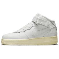 Nike  Air Force 1 07 Mid White Canvas Women Sneakers Summit-White Pearl-White Black DZ4866-121 36.5 white