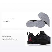 Air Jordan Jordan Deca Fly GS Antracitas Vaikų Sportbačiai Juodi Hiper-Rožiniai-Juodi 844371-019 38.5