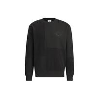 Adidas Originals Trefoil Miffy Logo Long-Sleeve Crew Neck Sweatshirt Men Tops Black HY7294 S