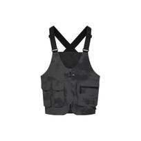 Reebok Classic Solid Color Woven Jacket Vest Men Tops Charcoal-Black 23RCS111MGH1 L
