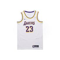 Nike NBA Swingman Jersey Lakers #23 LeBron James Men Jersey White CW3595-101 S