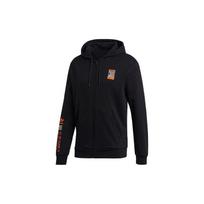 Adidas Originals Trefoil ADV Logo Full Zip Hooded Jacket Men Outerwear Black GD5985 L