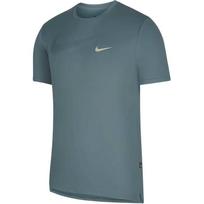 Nike Pro Dri-FIT Logo Print Crew Neck Short Sleeve T-Shirt Men Tops Green DX6305-387 XL gray