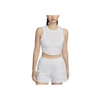 Nike Sportswear Essentials Embroidered Logo Pullover Vest Women Tops White FB8280-051 L