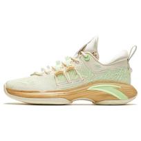 Anta Zup1 Shock Absorbing Non-Slip Durable Low-Top Basketball Shoes Men sneakers Green Brown 112321105-1 45 beige