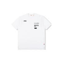 Levis Letter Print Casual Crew Neck T-Shirt Men Tops White A4300-0000 XS