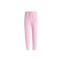 Adidas Neo Solid Color Lace-Up Casual Tapered Knit Sports Pants Women Pants Pink IP6500 S