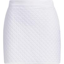 Adidas Wind Rdy Solid Color Micro Logo Quilted Windproof Waterproof Comfortable Golf Skirt Women Skirts White HY0866 L
