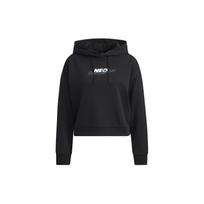 Adidas Neo Retro Pixel Style Logo Sports Hoodie Women Hoodies Black H18576 L