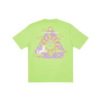 Palace FW21 Da One T-Shirt Light Lime Triangle Cartoon Print Round Neck Short Sleeve Unisex T-Shirt Green P21TS056 S