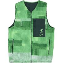 Nike Logo Embroidered Warm Fleece Vest Men Vests Impact-Green FB2118-100 L