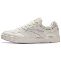 Anta Non-Slip Shock Absorbing Durable Low-Top Skate Shoes Women Sneakers White Purple 122428011-2 39 white