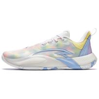 Anta Bubble Bounce 2 Shock Absorbing Durable Low Top Basketball Shoes Men sneaker White Blue Yellow 912421608Q-4 45 white