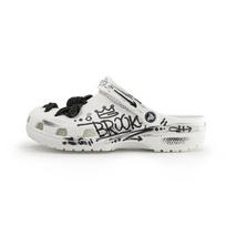 Crocs Classic klumpės Didelės Akys Mielos Linksma Grafiti Šaunios Universalūs Skylėti Batai Unisex Balti 36-37 balta