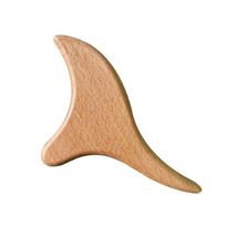 Wooden Massager Set: Fascia Roller & Gua Sha Board with Multiple Styles beige