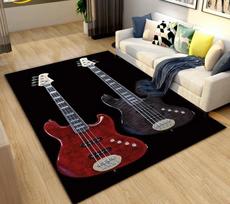 Klasikinės elektrinės gitaros Boso kilimas Miegamojo namų minkštas kilimėlis Plaunamas Svetainės apdaila Koridoriaus Drabužinė Kavos staliuko kilimėlis 40x60cm