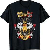 Holy Roman Empire Flag T-Shirt German Eagle Shirt Men Women T-Shirt S juoda