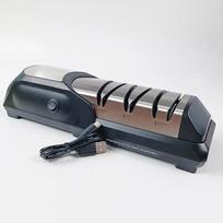 Hiamea Professional Electric Knife Sharpeners for Kitchen Knives with Diamond Abrasives and Precision Angle Guides S