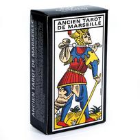 10,3*6cm Tarot De Marseille Prancūziška versija 78 kortos Pramogos Žaidimų lenta black