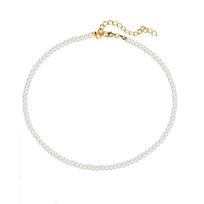 Fashion Imitation Pearl Single-Layer Necklace Women'S, Neck Chain, Collarbone Chain, Pearl Pendant, Sweater Chain