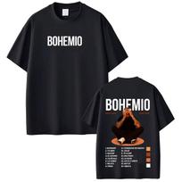 Nicky Jam Bohemio Album Tour 2026 Print T-shirt Men Women Fashion T-shirt Loose Casual Cotton Gothic  Streetwear Oversized Tshirt 4XL