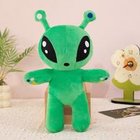30cm Žalias ateivio pliušinis žaislas Anime čiuptuvinis raguotas ateivių monstras Baisus lėlė Berniukams Mergaitėms Minkšti žaislai Kimštas pagalvė-mesti Vaikų dovanos