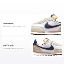 Nike Waffle Trainer 2 SE GS Letterman striukės vaikiški kedai Balti Rožinės glazūros Summit-White DJ0345-100 35.5 white