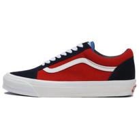 Vans OG Old Skool LX Off The Wall - Tamsiai mėlyni Raudoni Unisex Kedai Mėlyni VN0A4P3XY9T 42.5 red