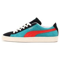 Puma Suede VTG Kamen Rider atmos Men Sneakers Turquoise Black Red 394967-01 42