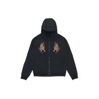 Adidas Naujųjų Metų Serija Dvigubo Tigro Rašto Užtraukiamas Gobtuvas Vyriški Viršutiniai Drabužiai Juodas GG0767 M black