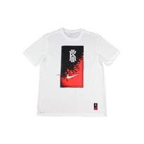 Nike 2019 Kyrie Irving Basketball Short Sleeve T-Shirt Men Tops White AJ9695-100 XXL