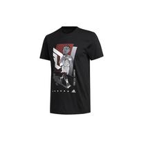 Adidas Dame Basketball Short Sleeve Tee Men Tops Black FM4775 M gray