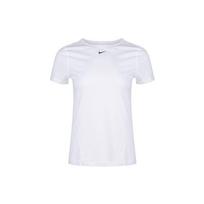 Nike Pro Mesh Training Gym Top Short Sleeve T-Shirt Women Tops White AO9952-100 S white