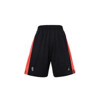 Air Jordan X Clot Mesh Shorts With Elastic Mid-Waist Men bottoms Black Red AR8399-010 XS black