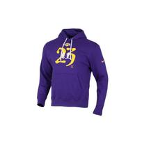 Nike Lakers LeBron James Hoodie Men Tops Purple CU2932-547 L